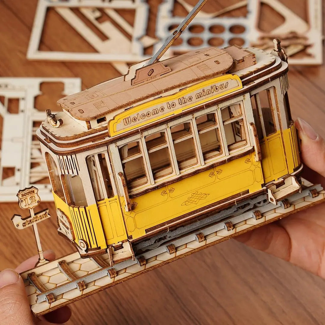 Vintage Tramcar Wooden kit