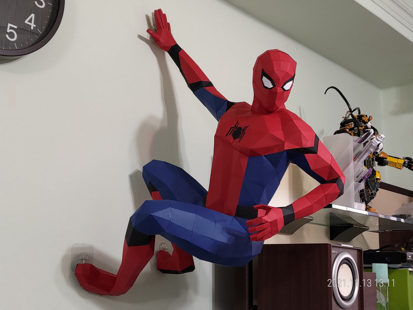 3D DIY Paper model of Avengers Spiderman: 80 cm or 120 cm