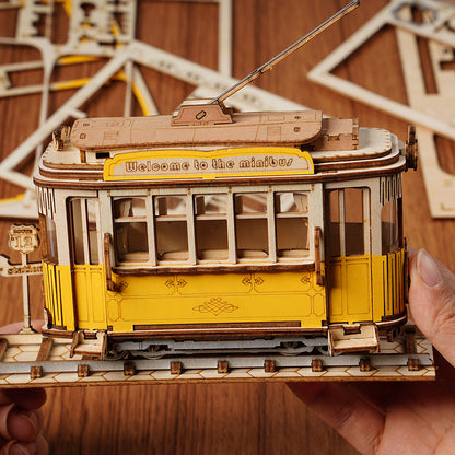 Vintage Tramcar Wooden kit